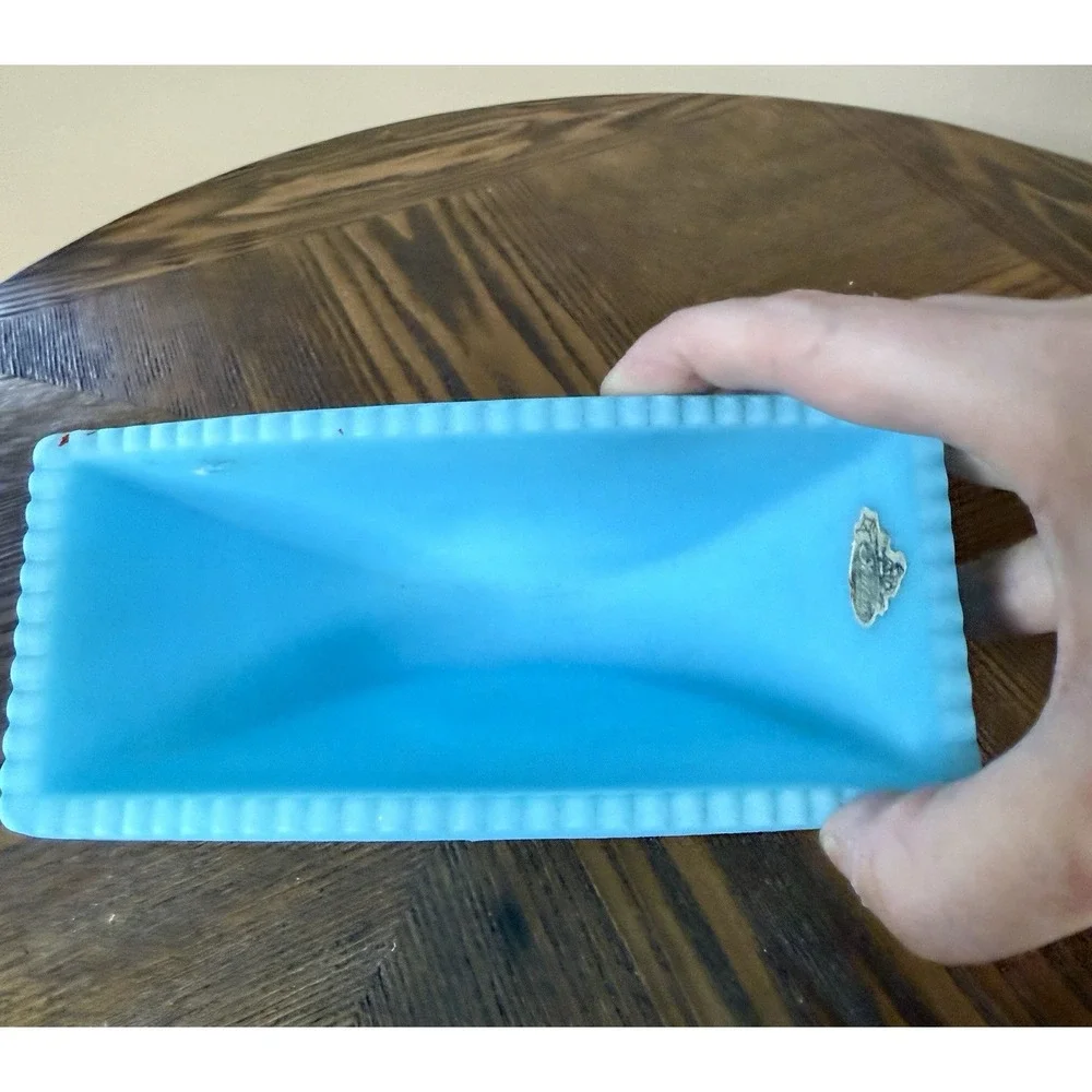 Fenton blue satin